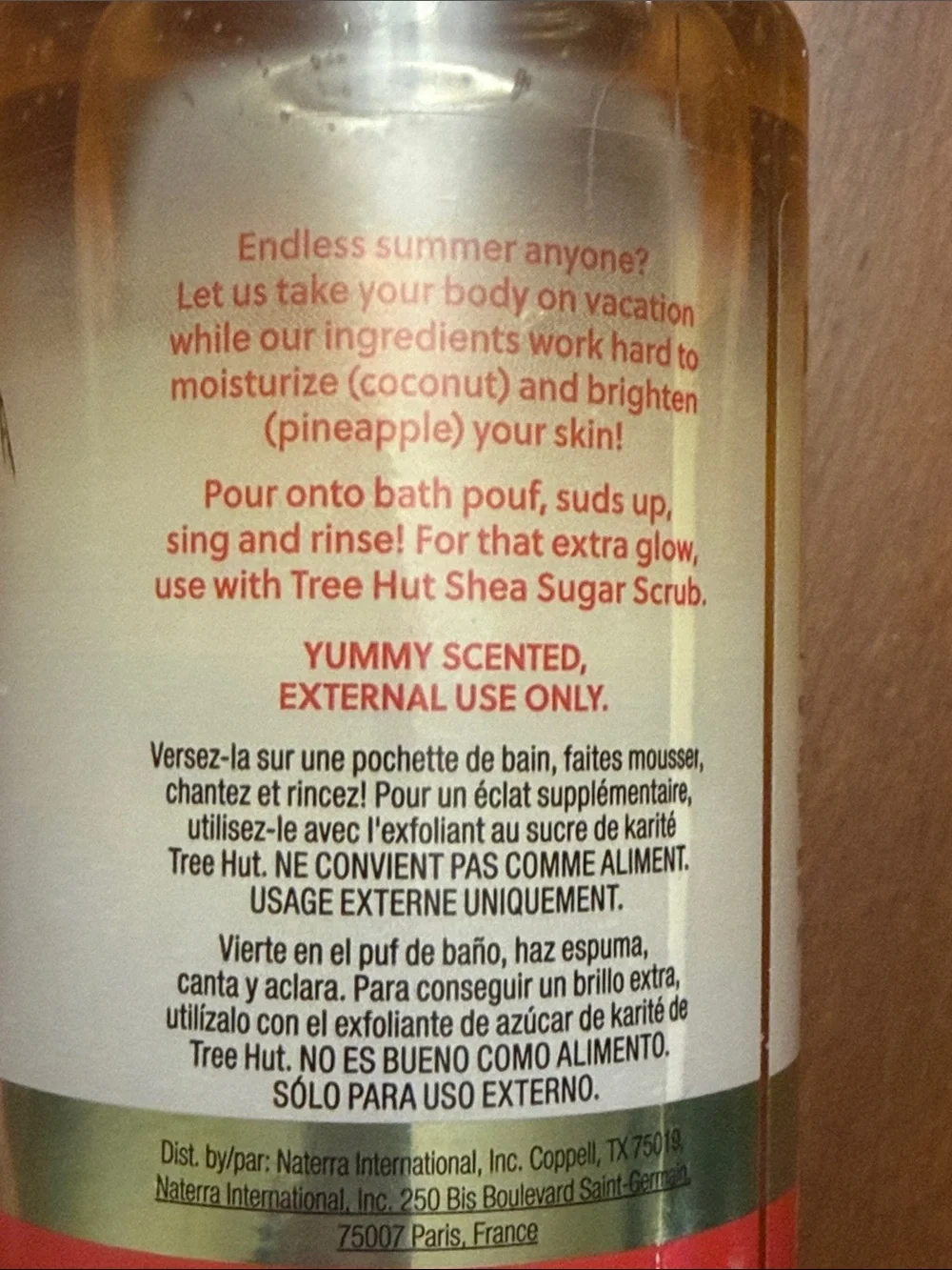 Tree Hut Coco Colada Foaming Gel Wash - Brown